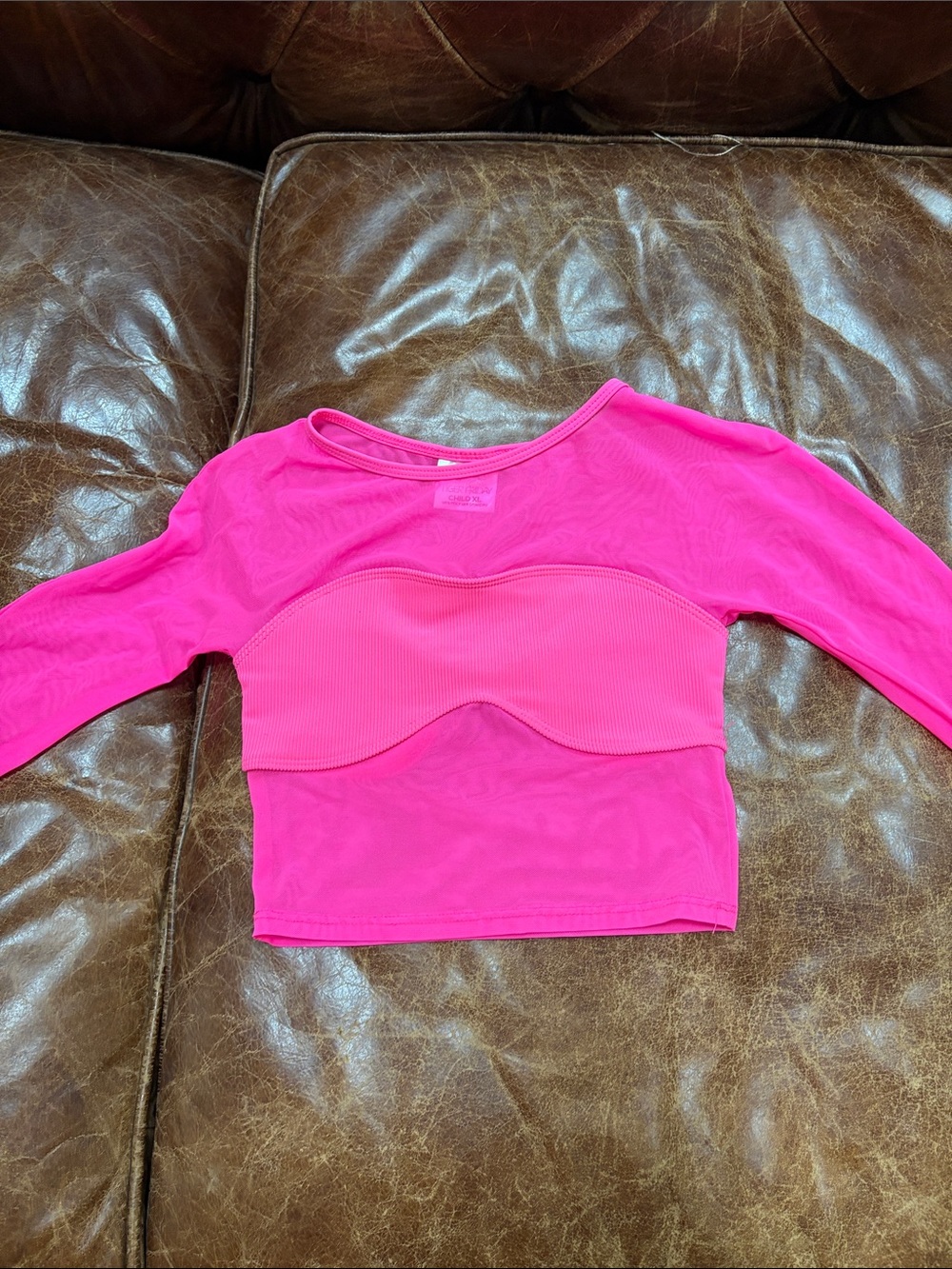 Tiger Friday CXL pink long sleeve top